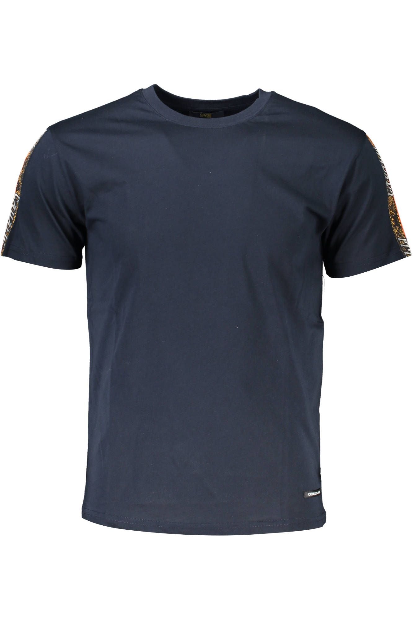 Blue Cotton Men T-Shirt