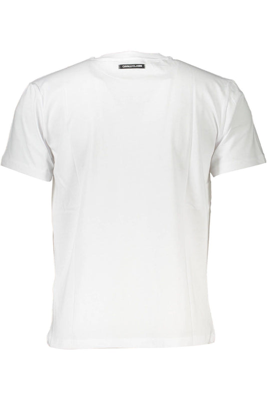 White Cotton Men T-Shirt