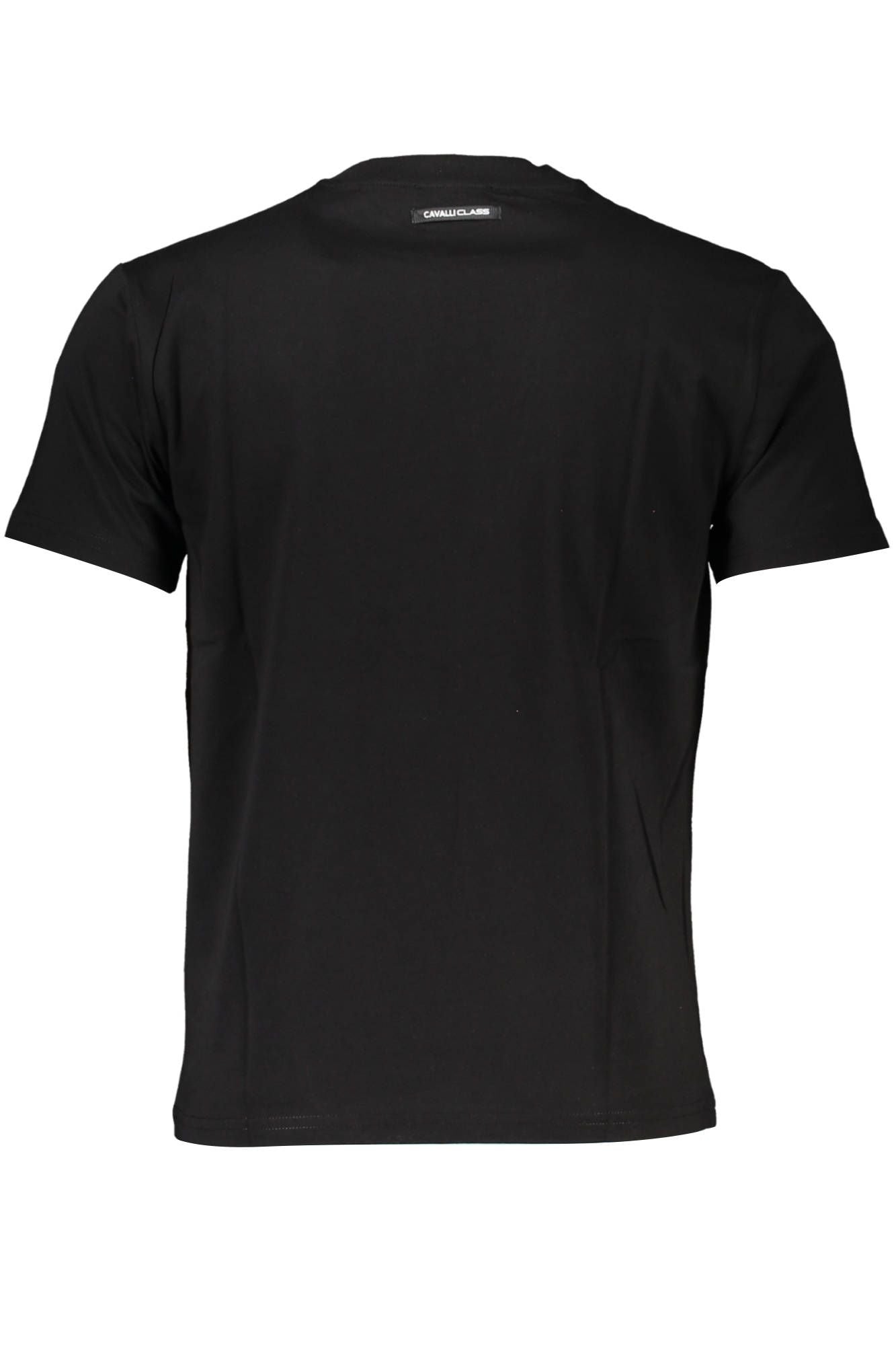 Black Cotton Men T-Shirt