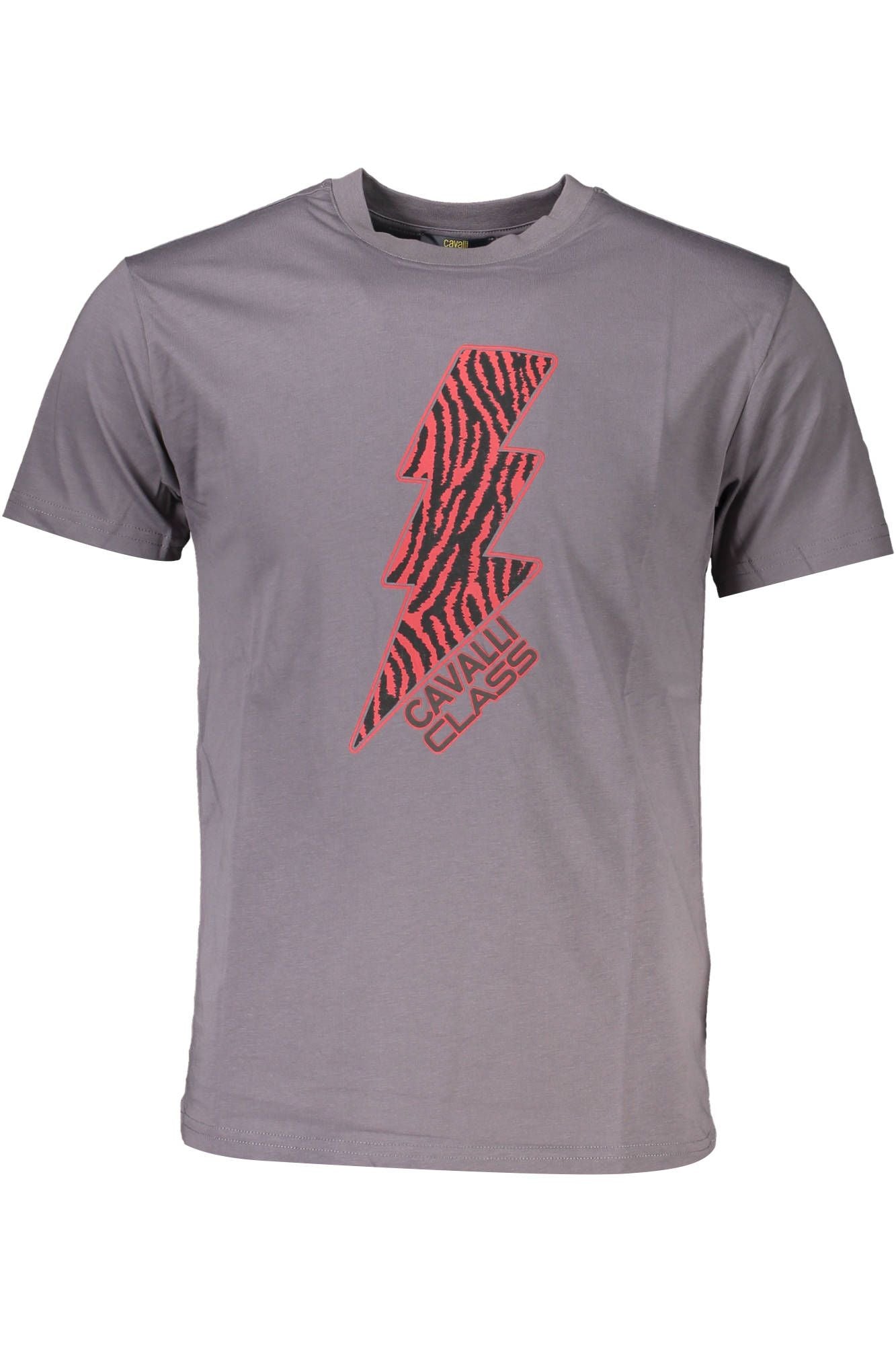 Gray Cotton Men T-Shirt