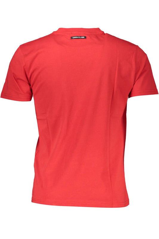 Red Cotton Men T-Shirt