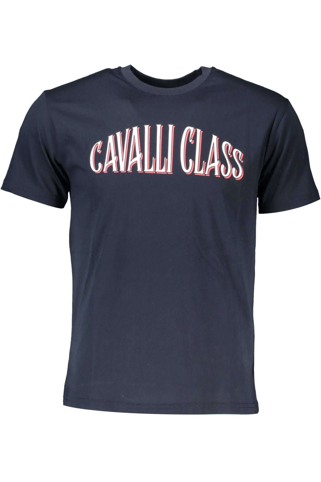 Blue Cotton Men T-Shirt