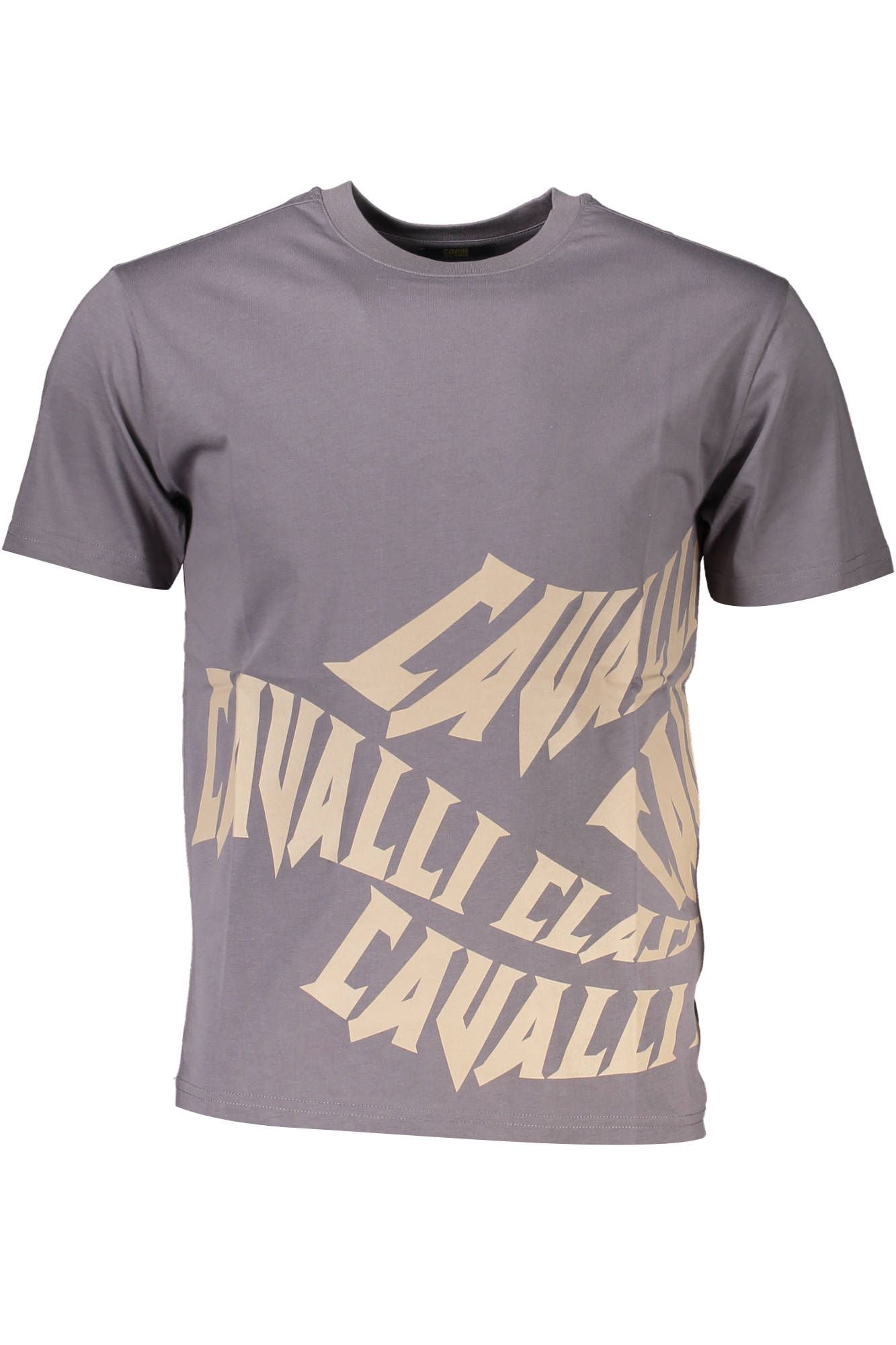 Gray Cotton Men T-Shirt