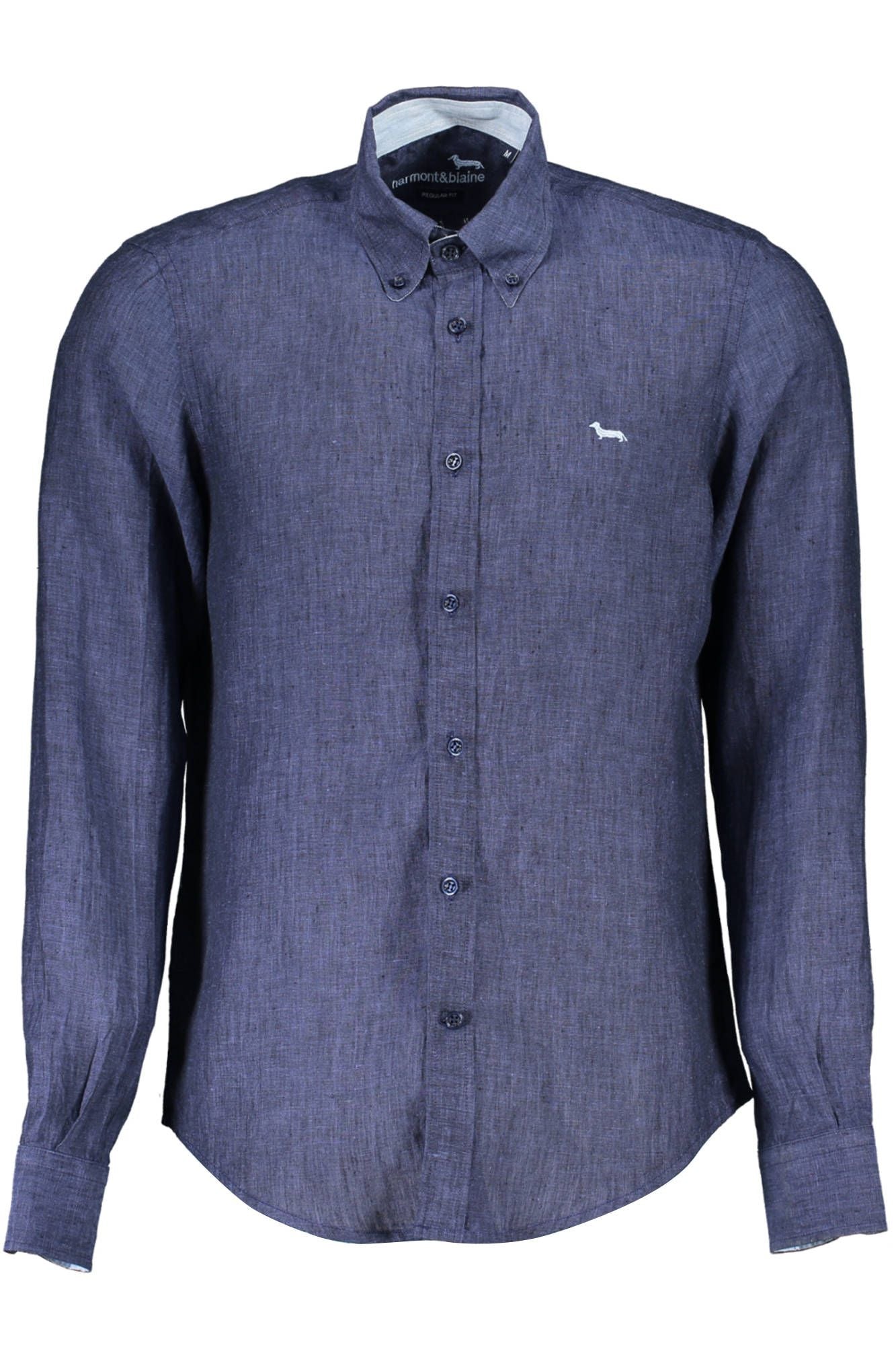 Blue Linen Men Shirt