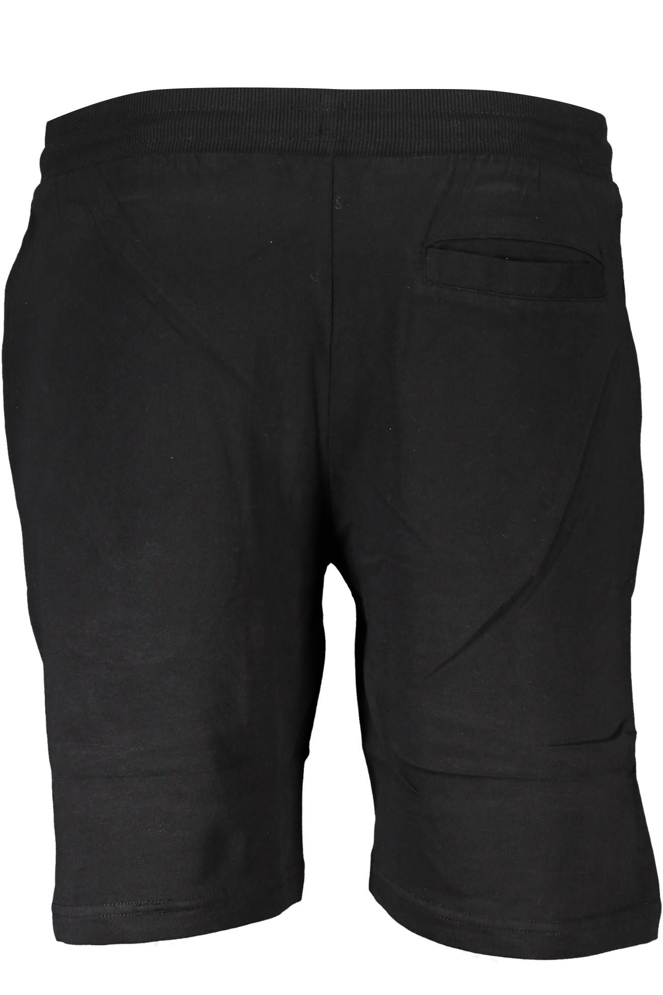 Black Cotton Men Short