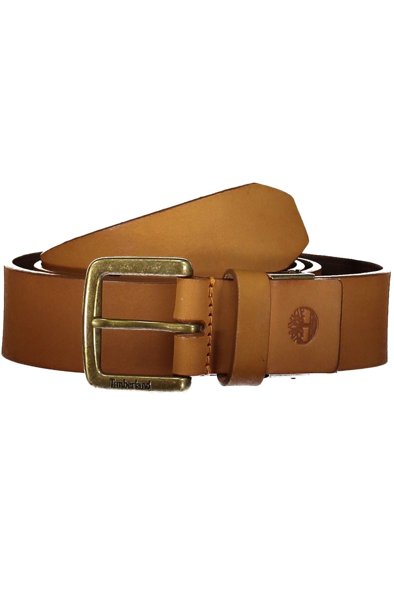 Beige Leather Men Belt