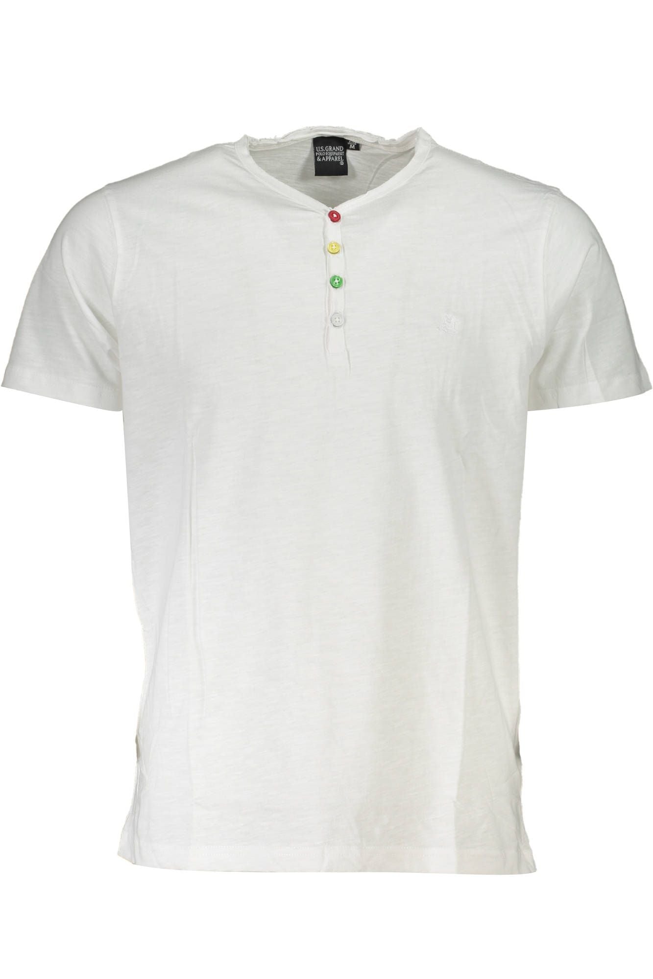 White Cotton Men T-Shirt