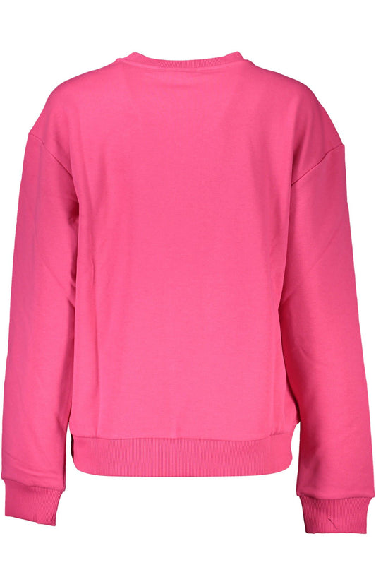 Pink Cotton Women Sweater