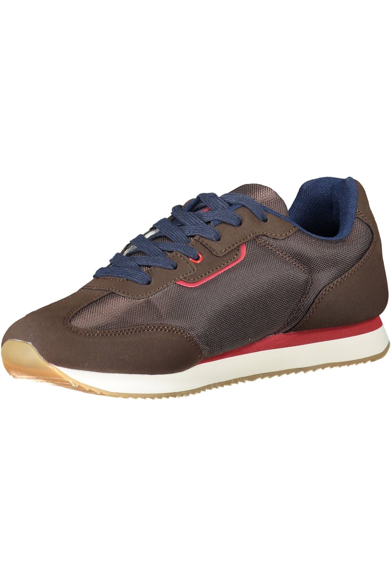 Brown Fabric Men Sneaker