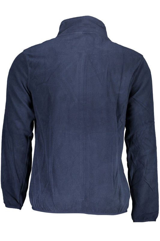 Blue Polyester Men Sweater