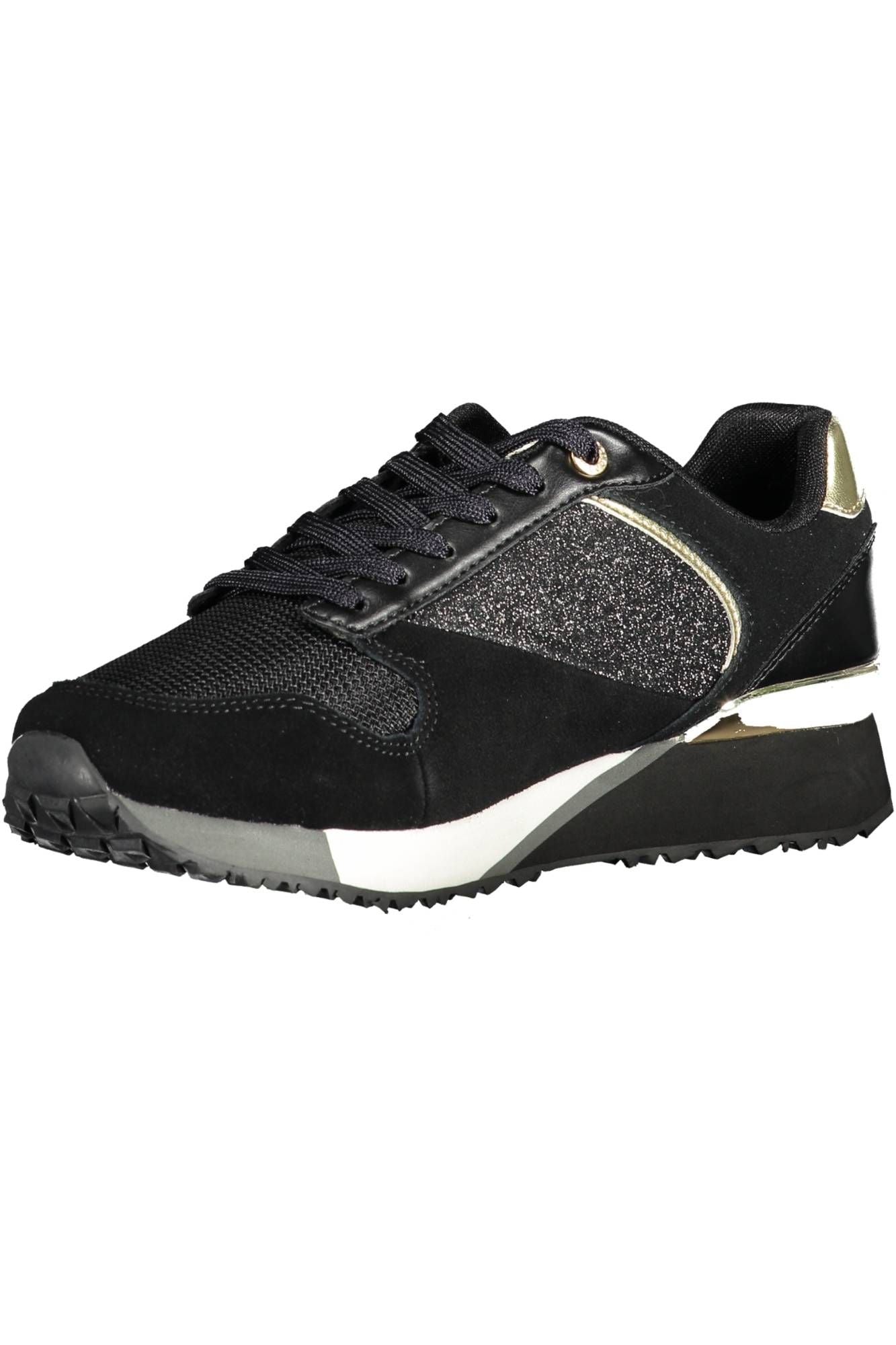 Black Eco Suede Women Sneaker