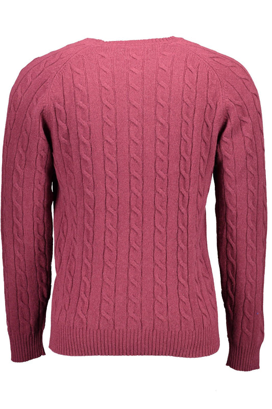 Purple Wool Men Sweater
