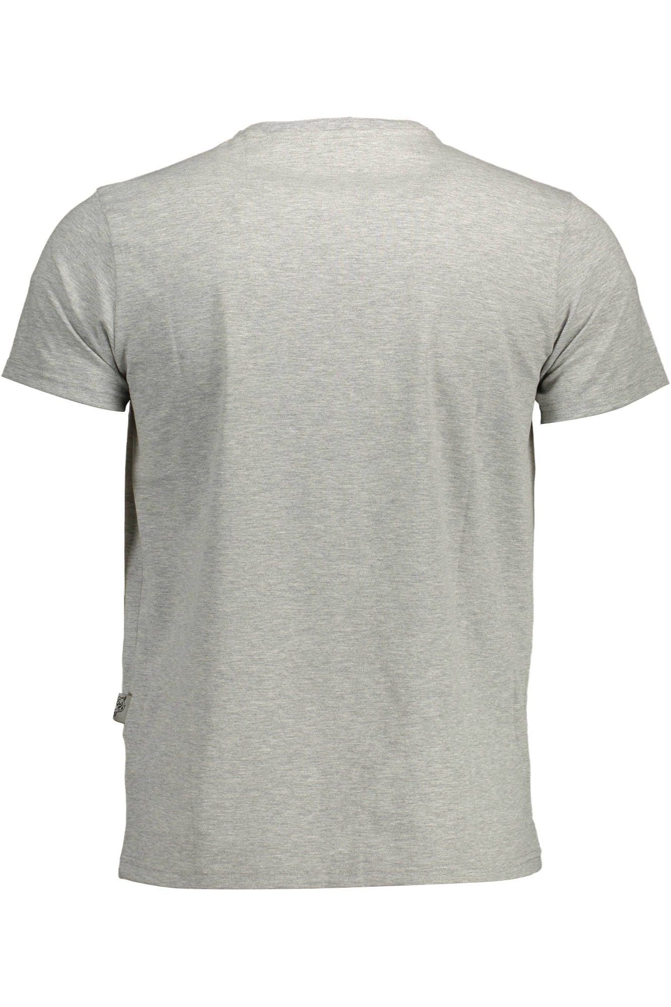 Gray Cotton Men T-Shirt