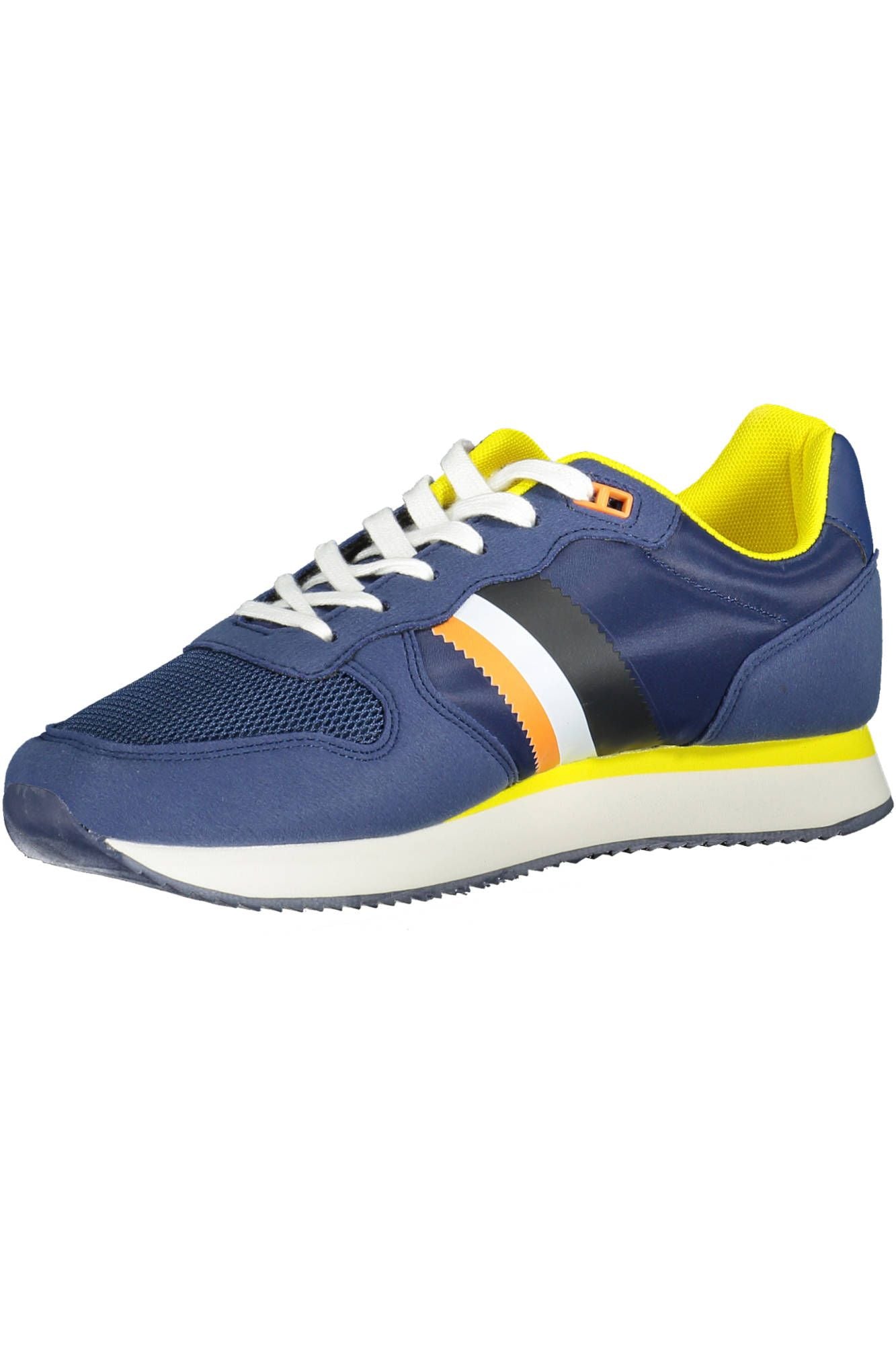 Blue Polyester Men Sneaker