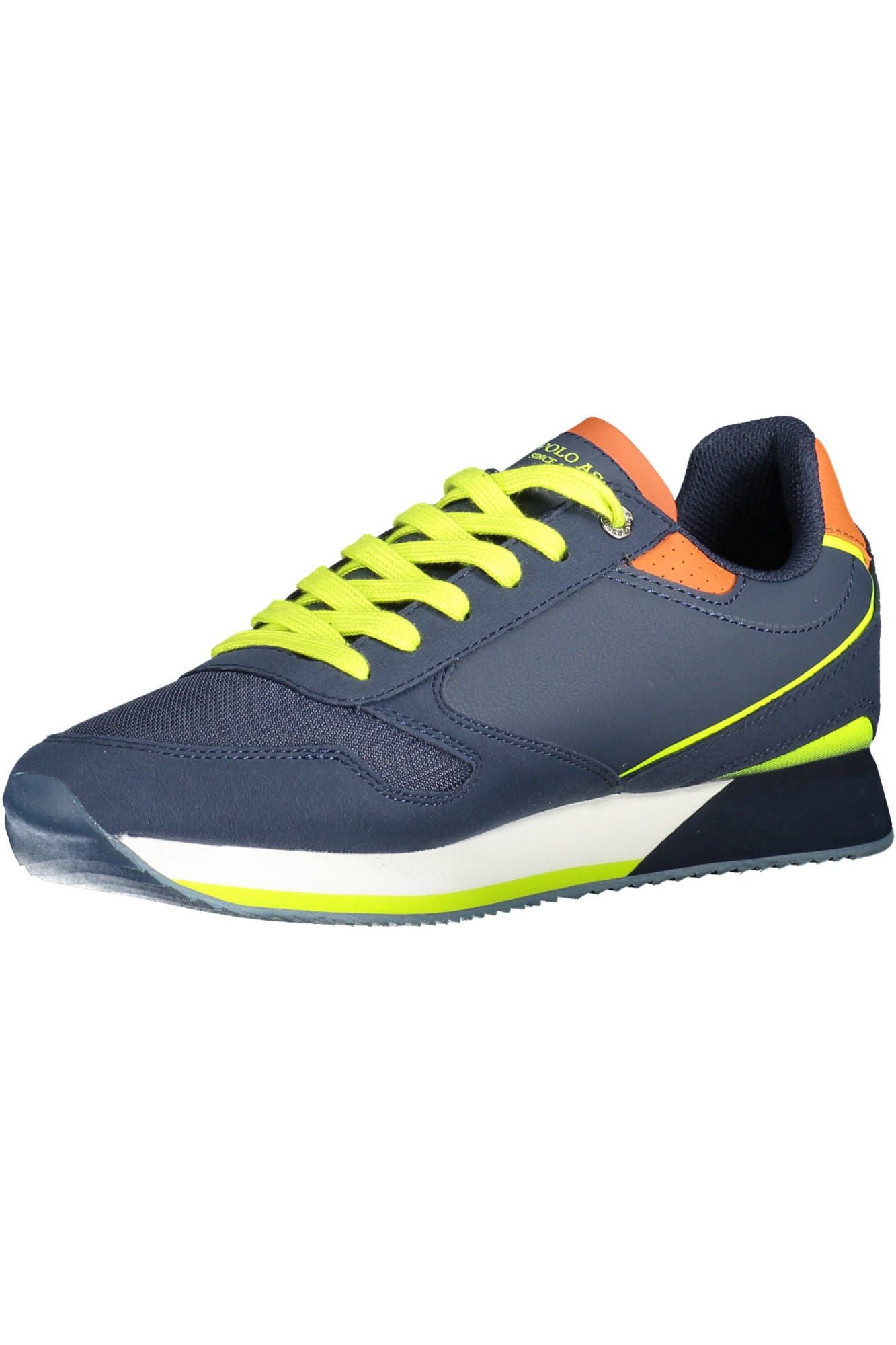 Blue Polyester Men Sneaker