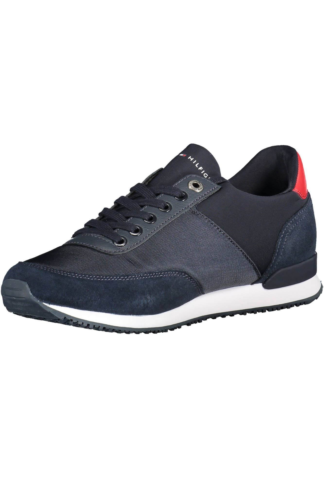 Blue Polyester Men Sneaker