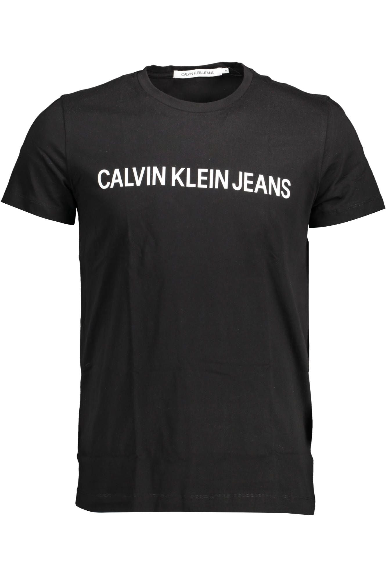 Black Cotton Men T-Shirt