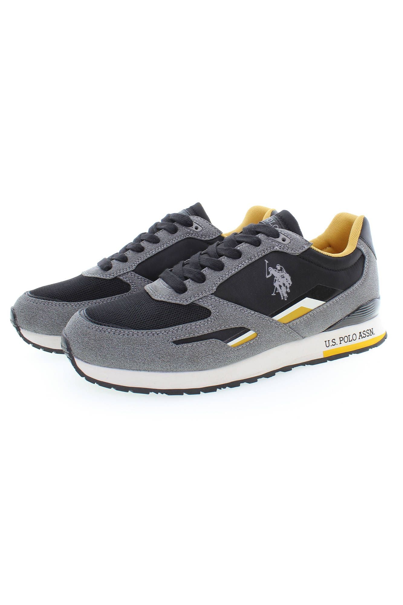 Gray Polyester Men Sneaker