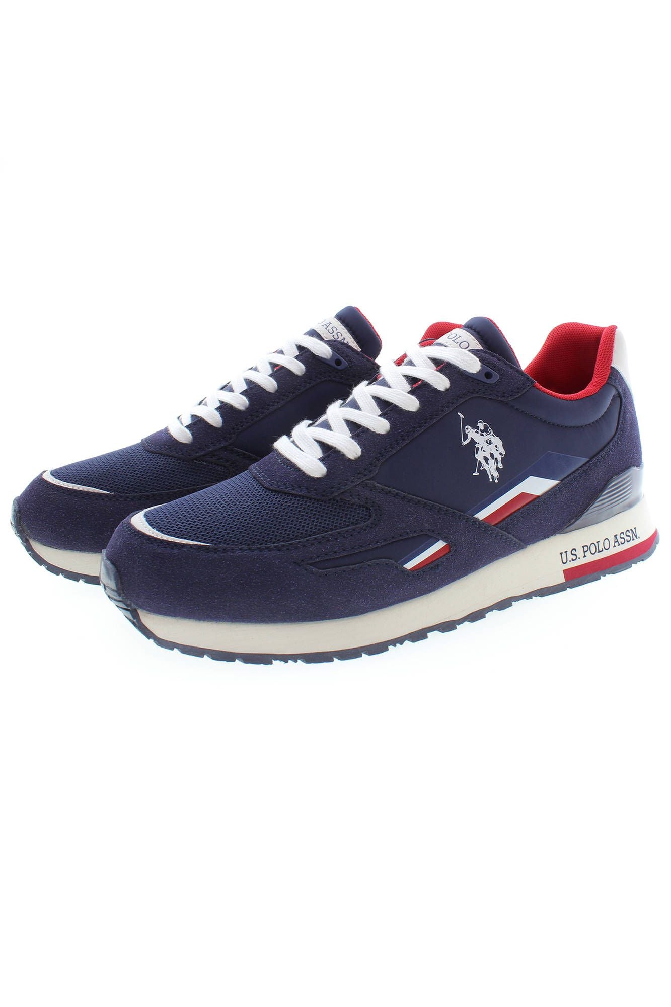Blue Polyester Men Sneaker