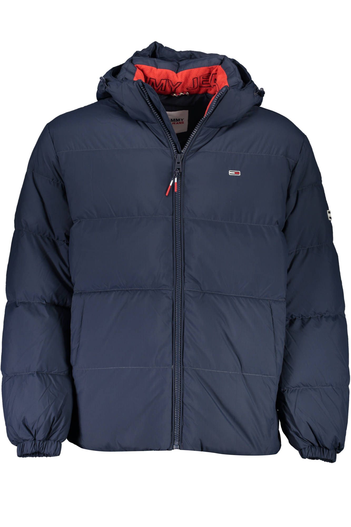 Blue Polyester Men Jacket