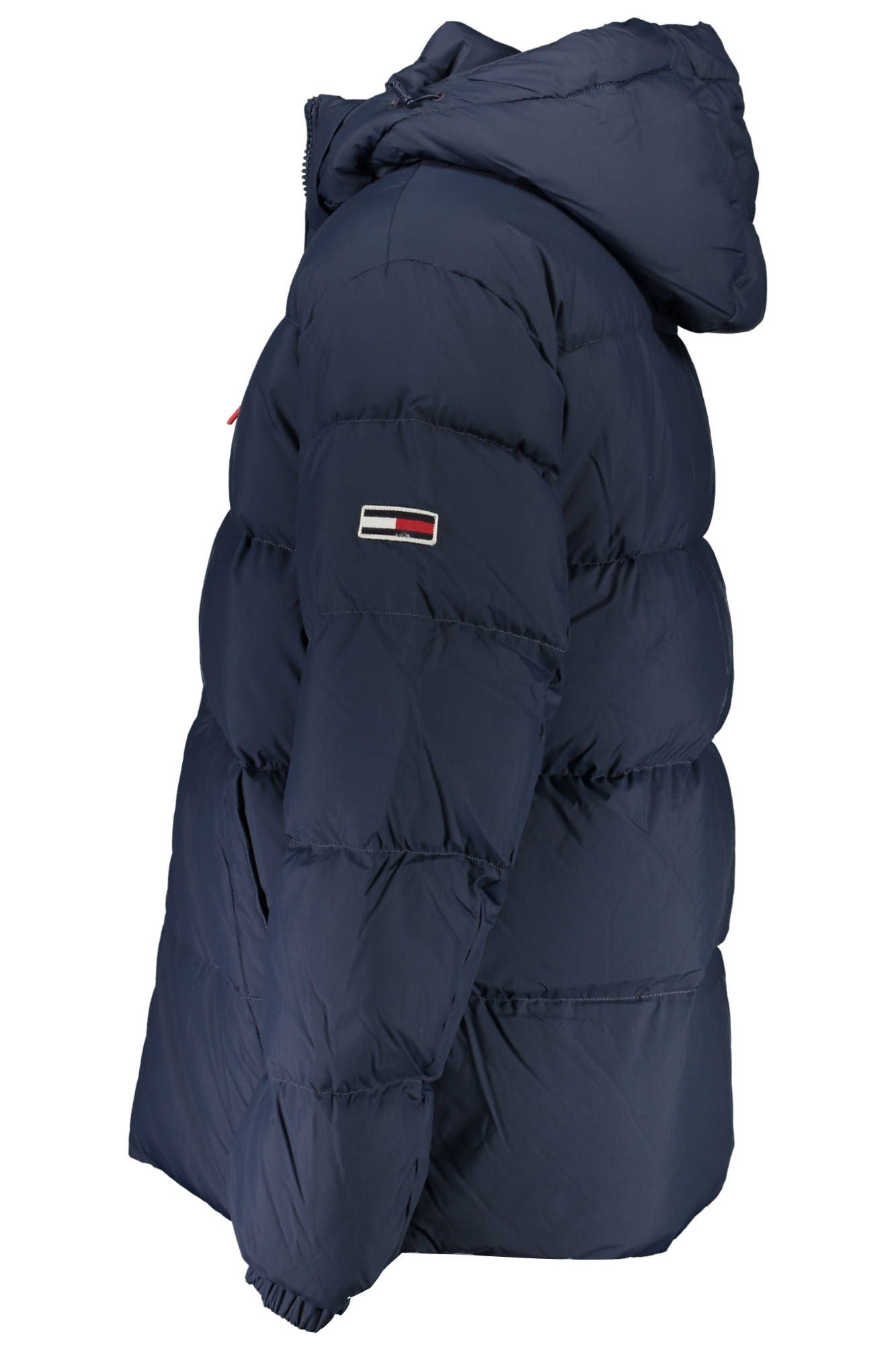 Blue Polyester Men Jacket