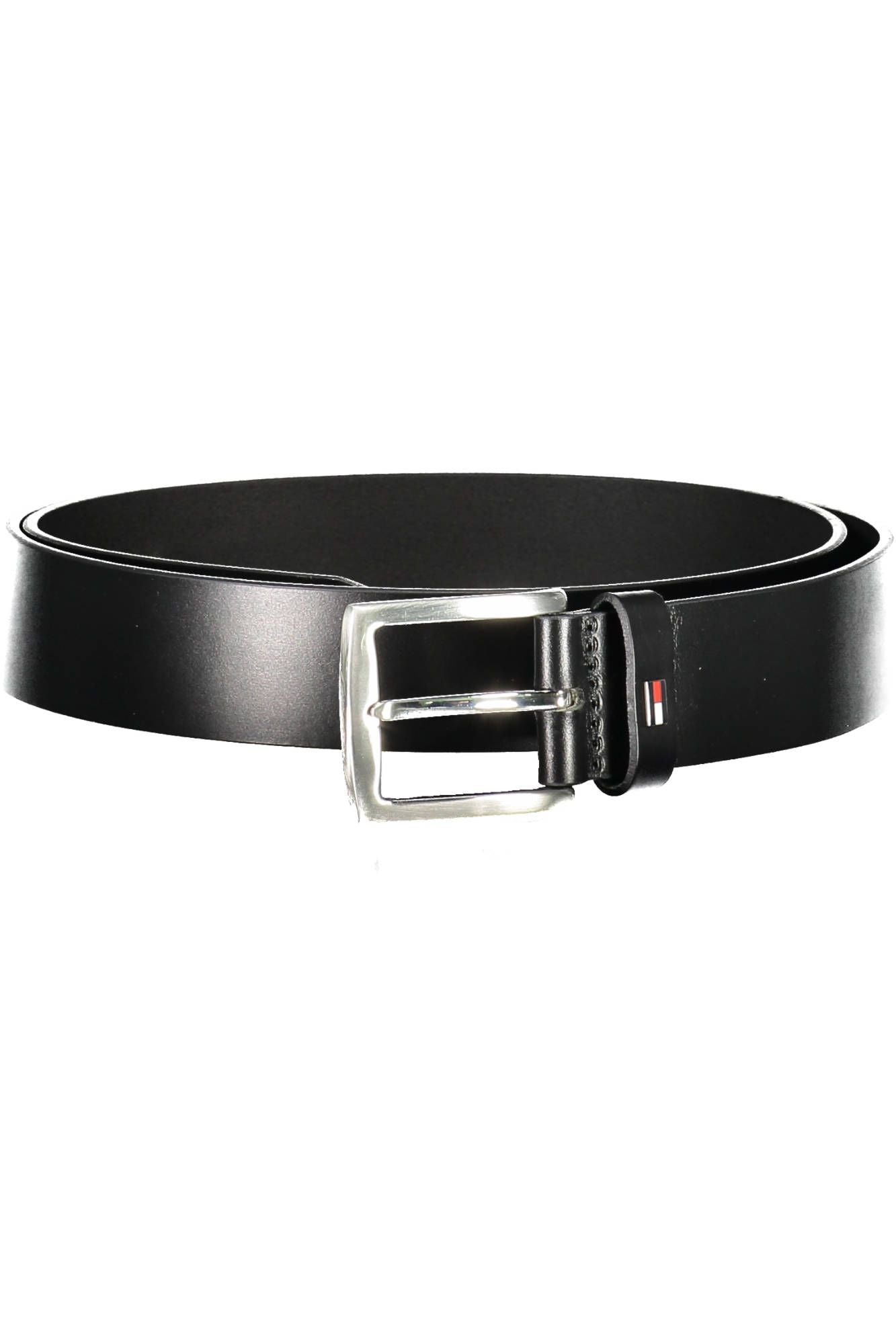 Black Leather Men Belt
