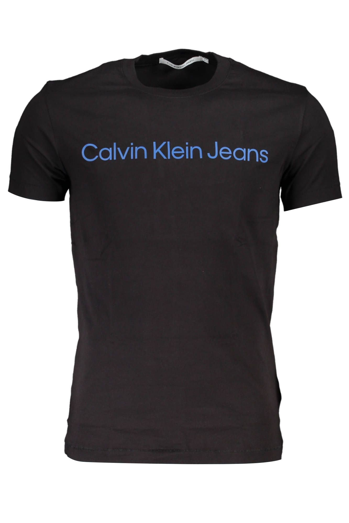 Black Cotton Men T-Shirt