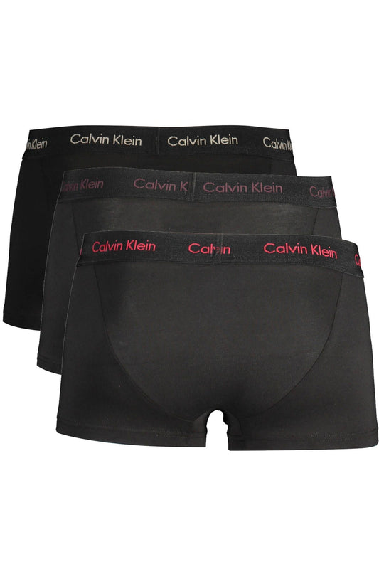 Black Cotton Men Trunk