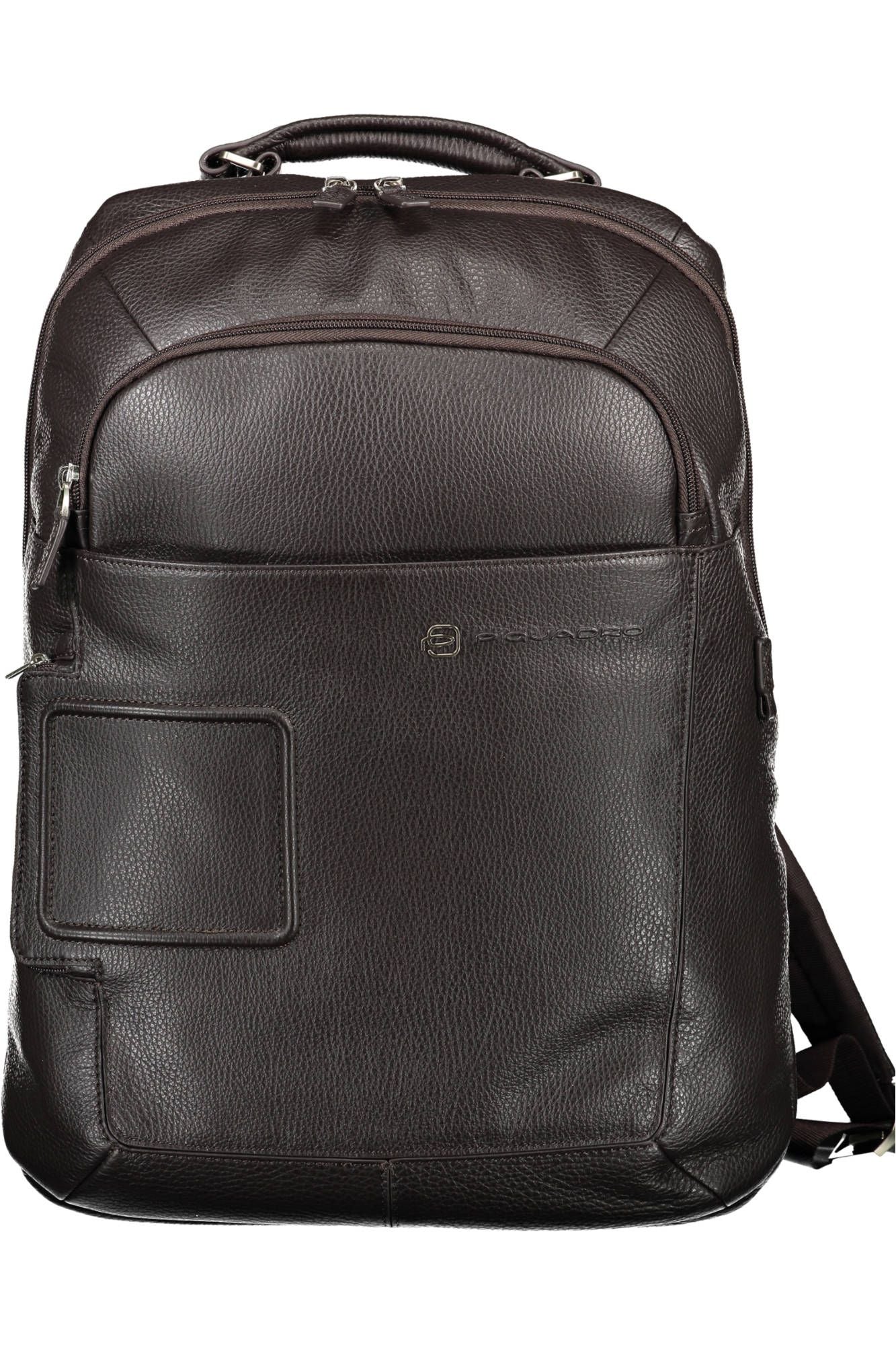 Brown Nylon Men Backpack