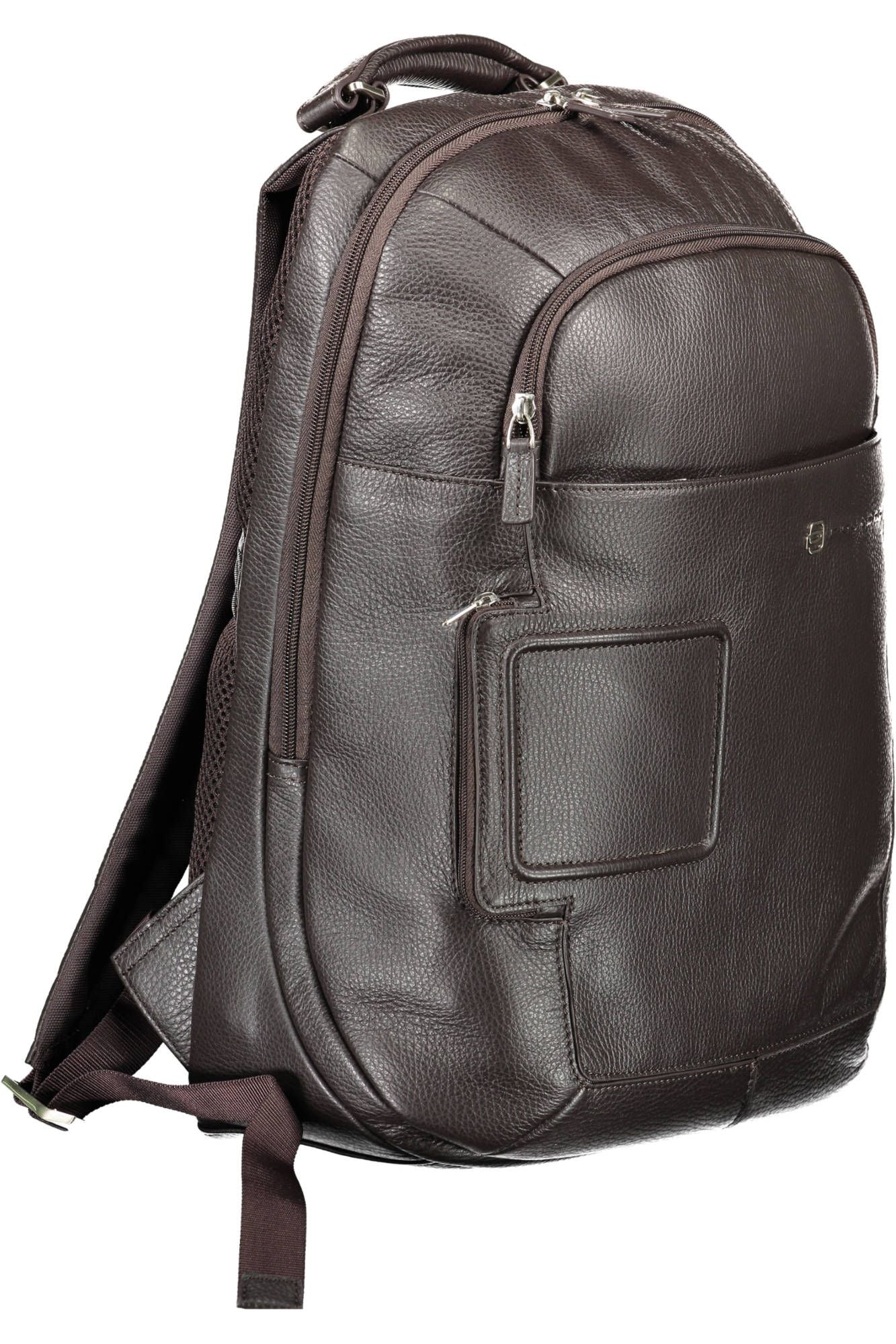 Brown Nylon Men Backpack