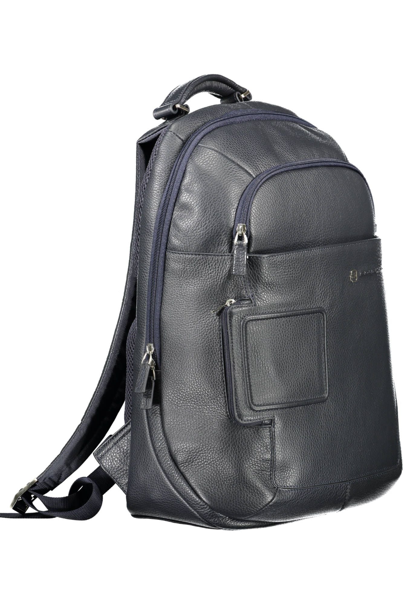 Blue Nylon Men Backpack
