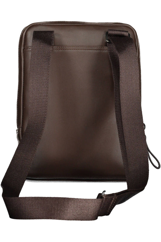 Brown Leather Men Shoulder Bag