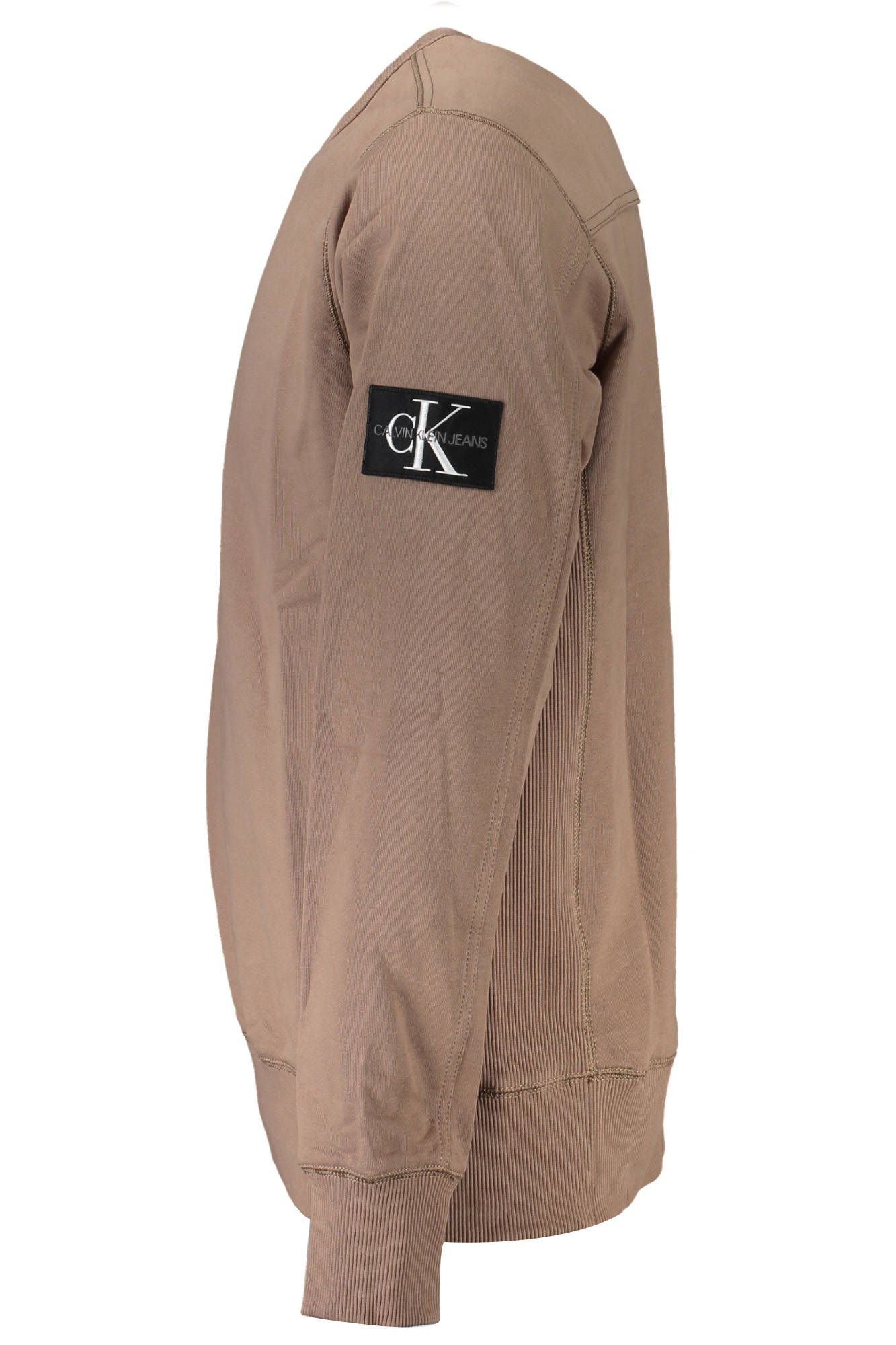 Brown Cotton Men Sweater