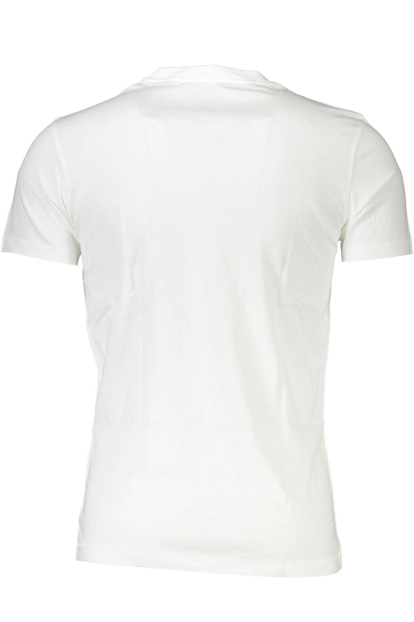 White Cotton Men T-Shirt