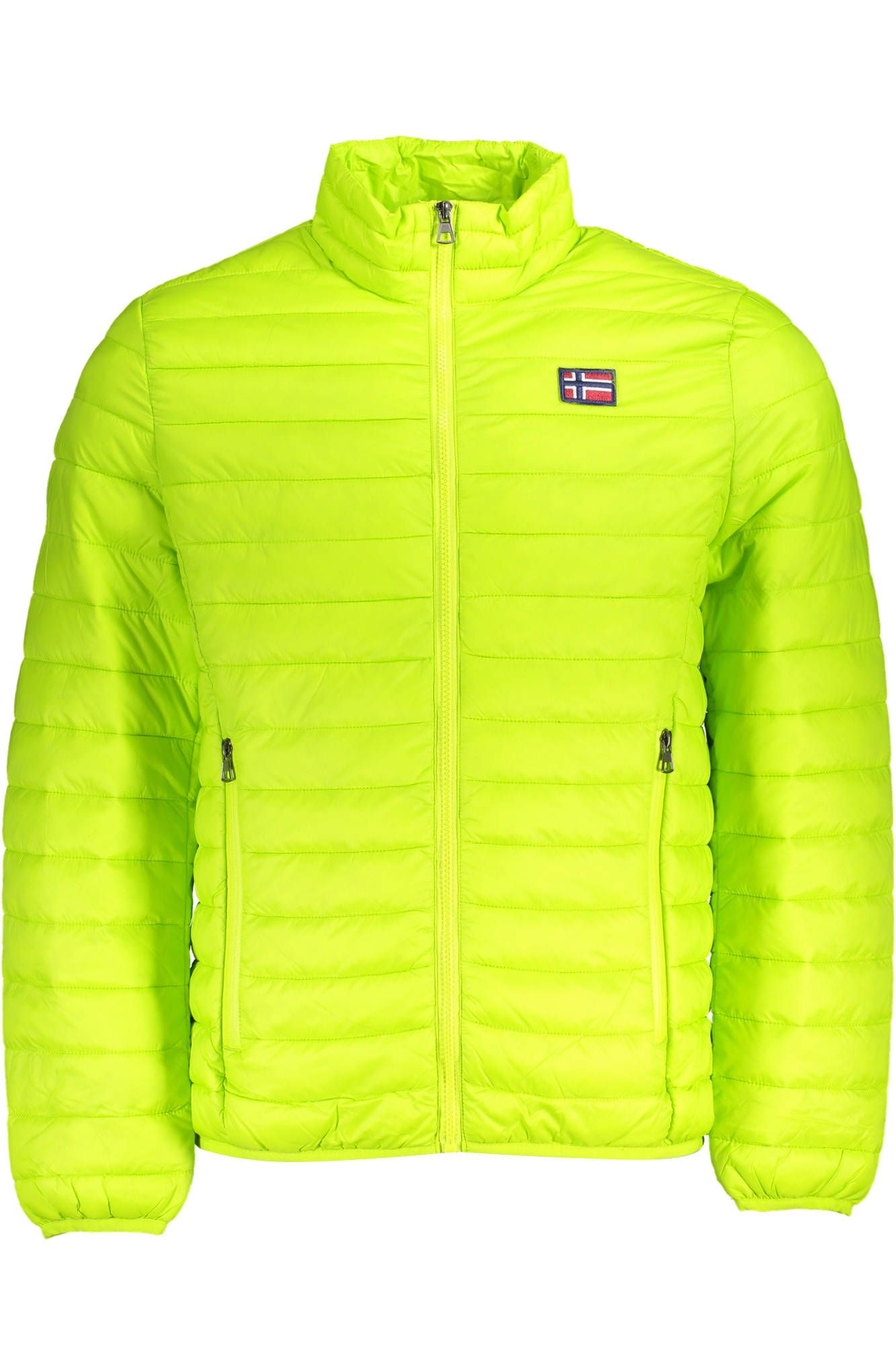 Green Polyamide Men Jacket