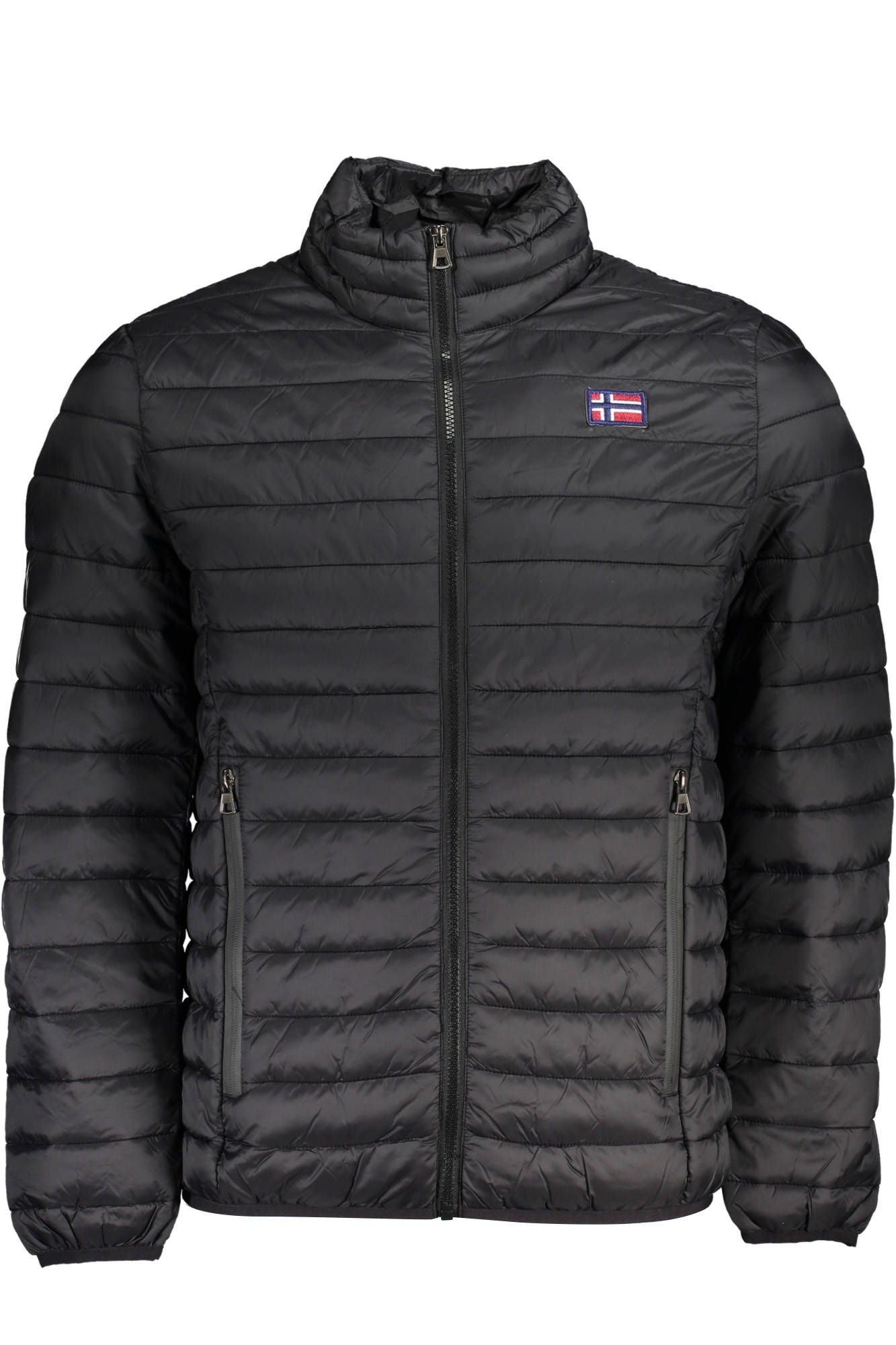 Black Polyamide Men Jacket