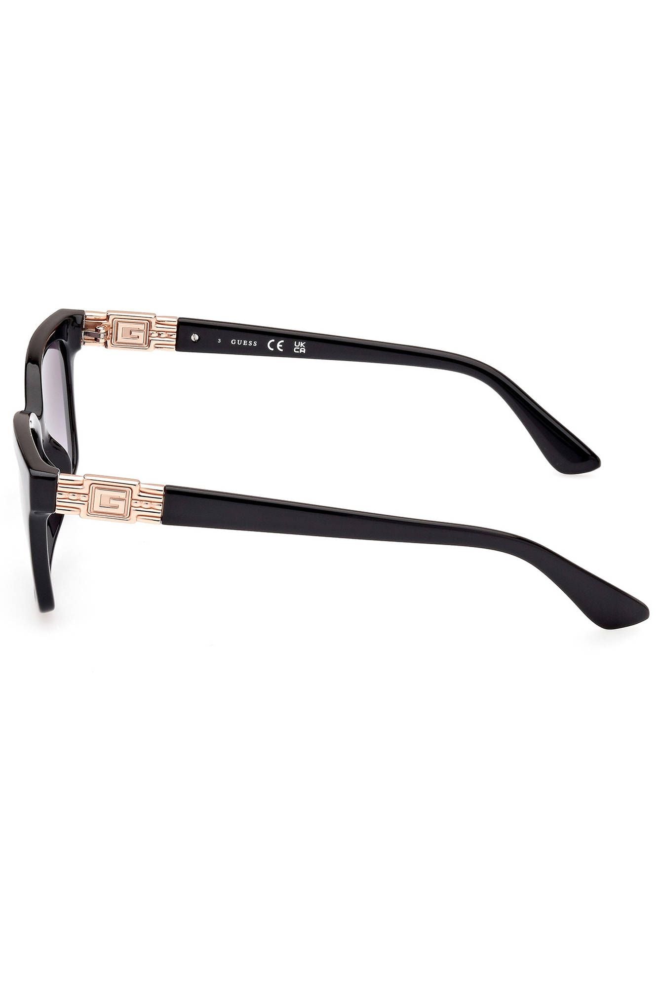 Black Plastic Women Sunglass