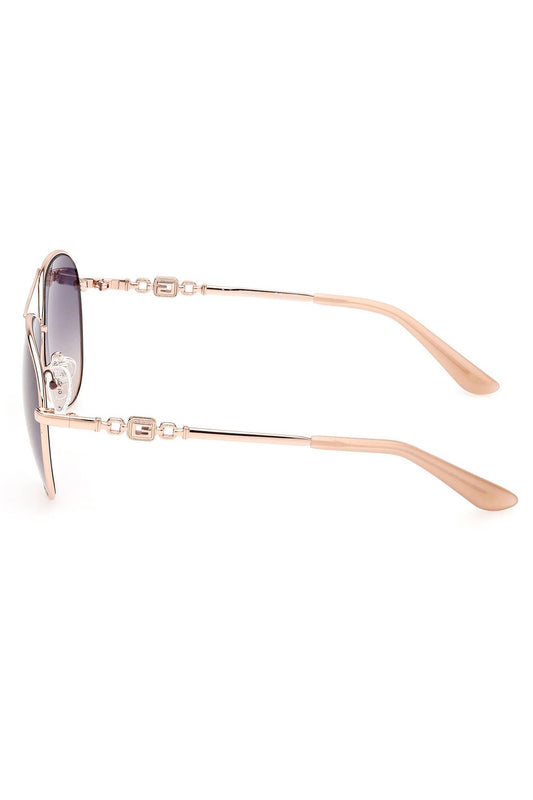 Pink Metal Women Sunglass