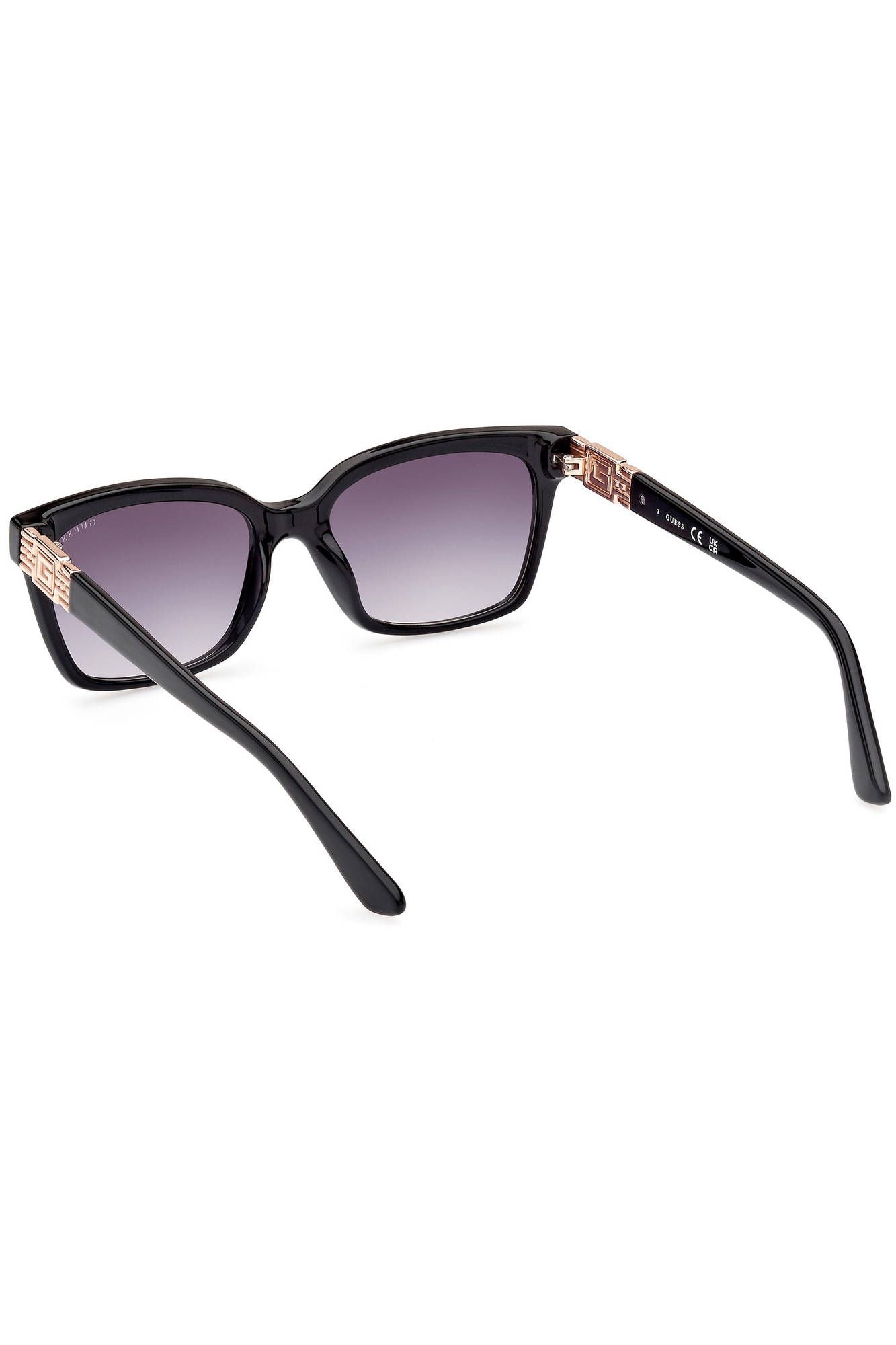 Black Plastic Women Sunglass