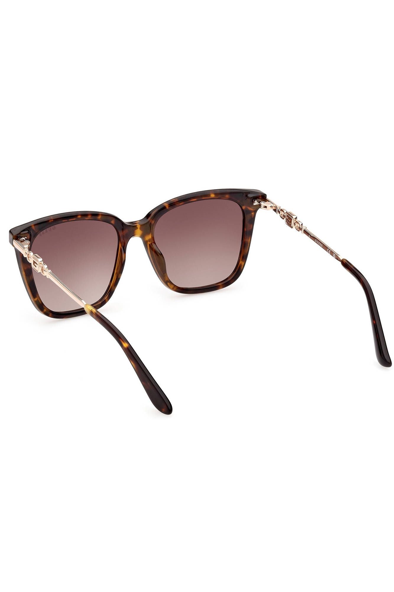 Brown Plastic Women Sunglass