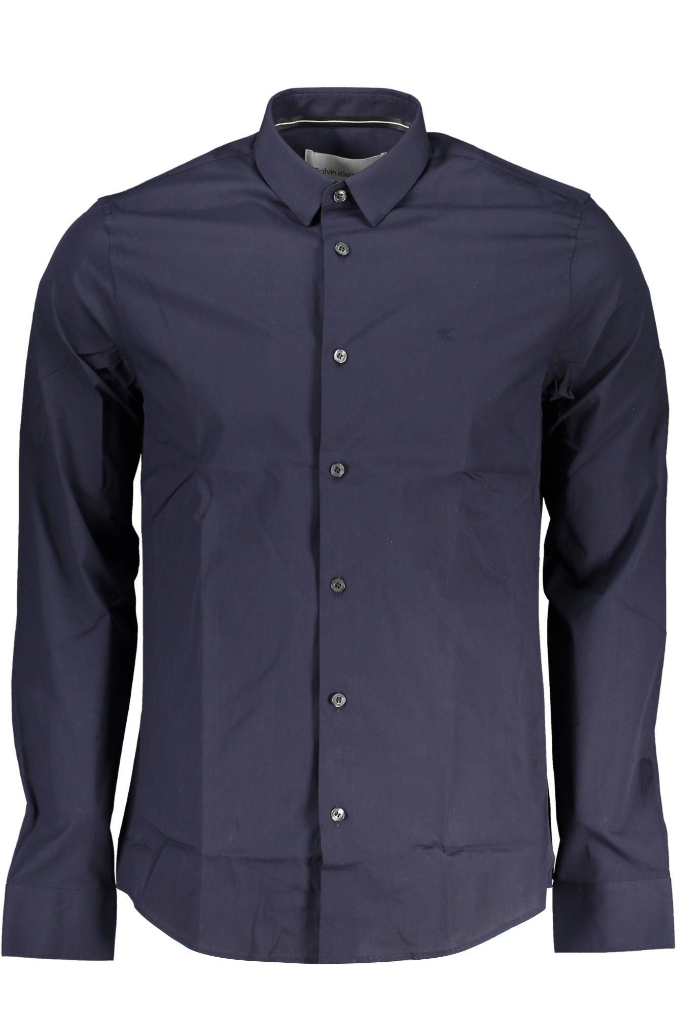 Blue Cotton Men Shirt