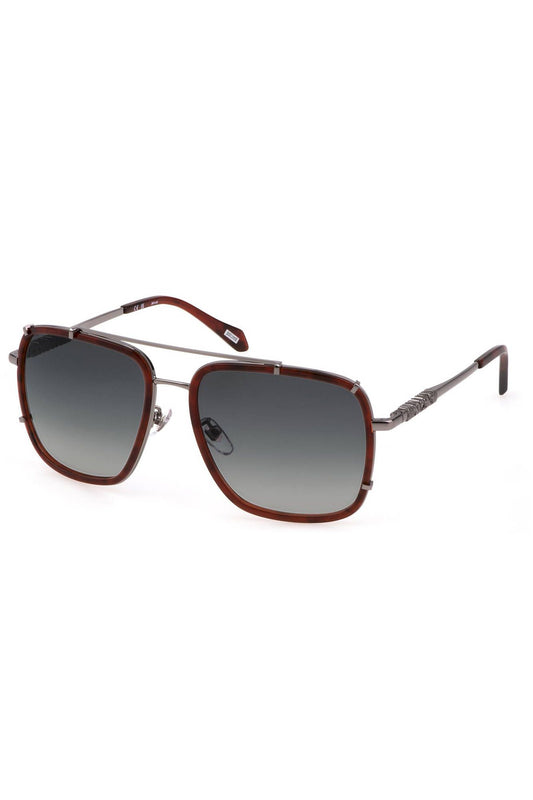 Brown Metal Women Sunglass
