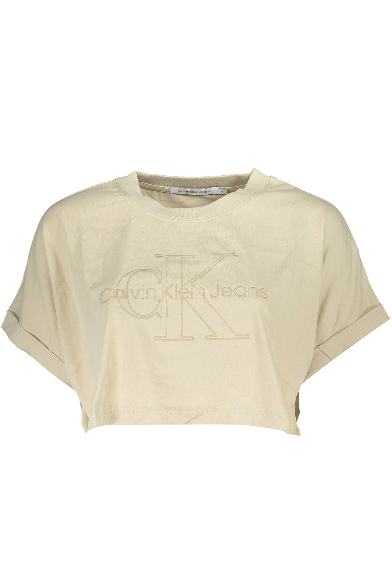 Beige Cotton Women Top
