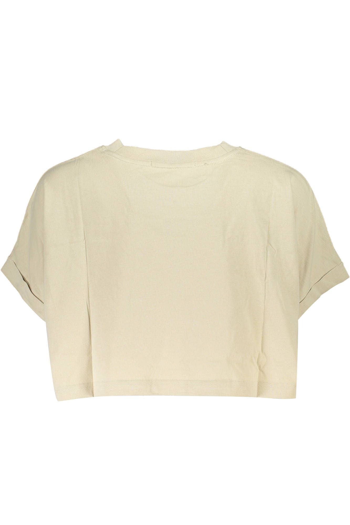 Beige Cotton Women Top