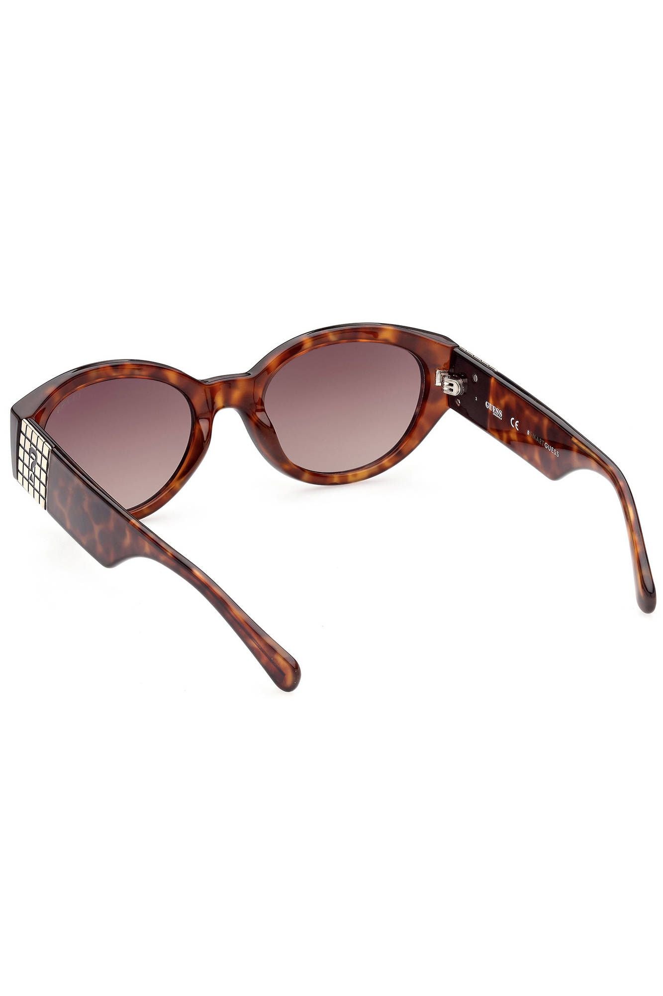 Brown Plastic Women Sunglass