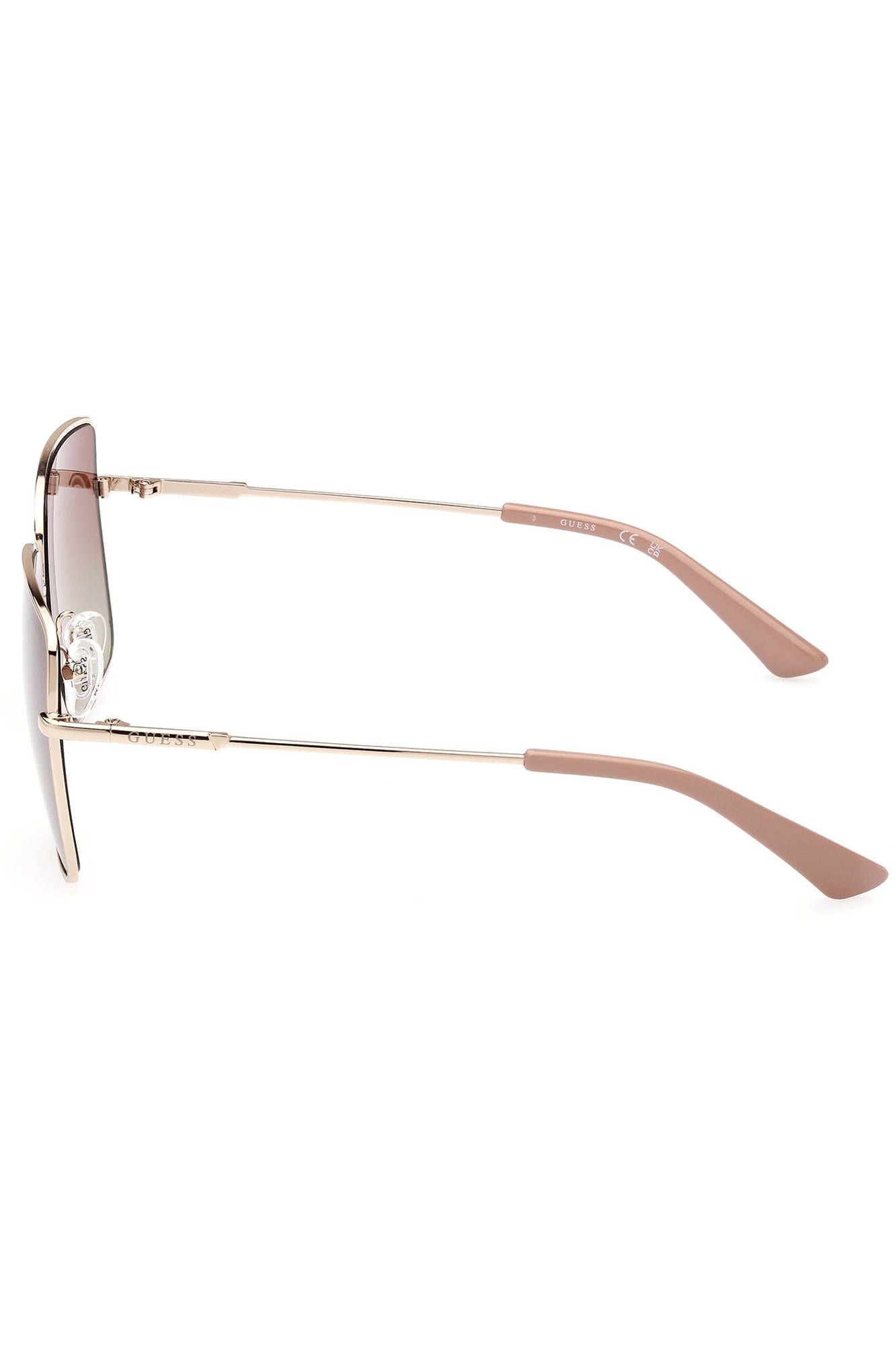 Gold Metal Women Sunglass