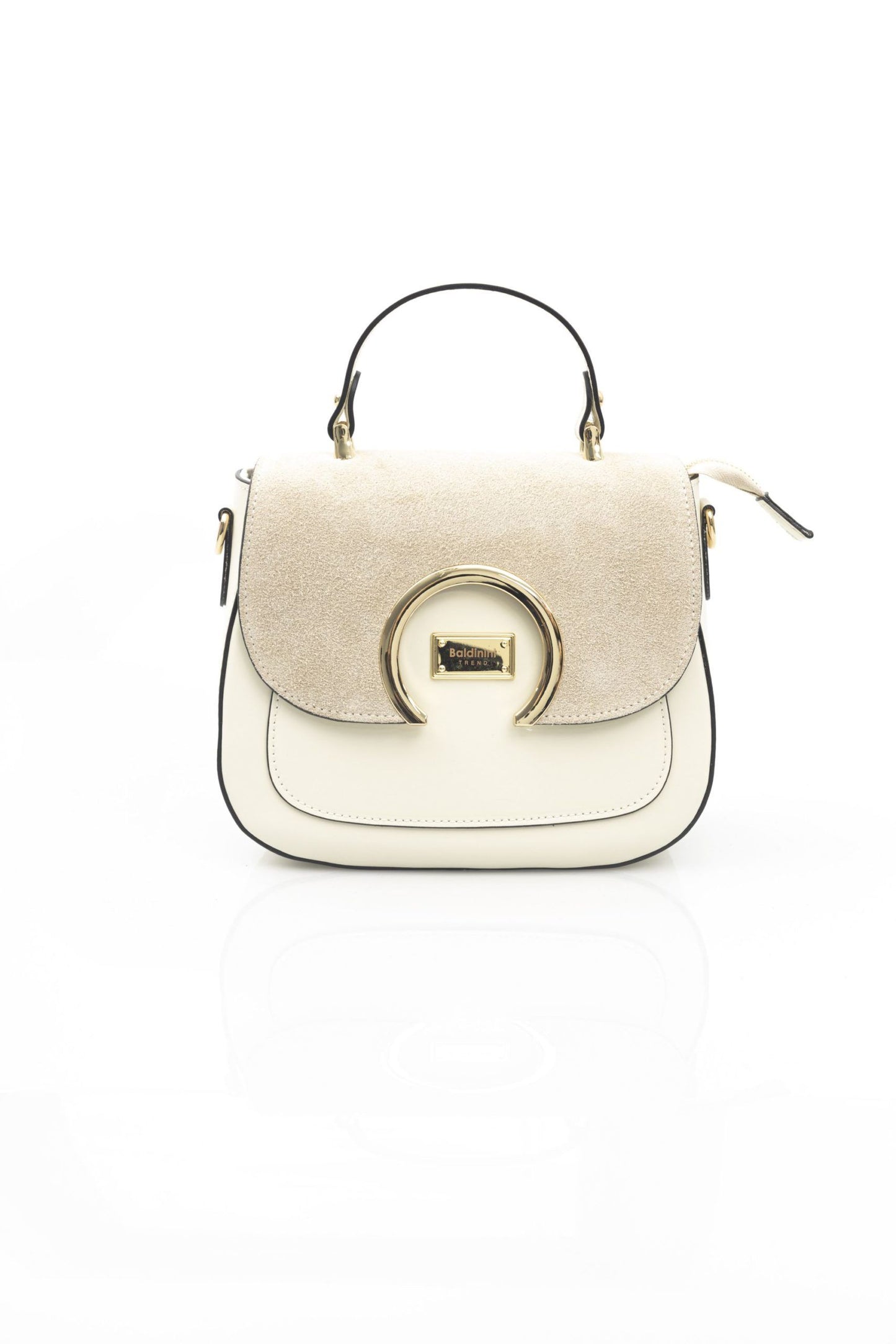White Leather Women Shoulder Bag