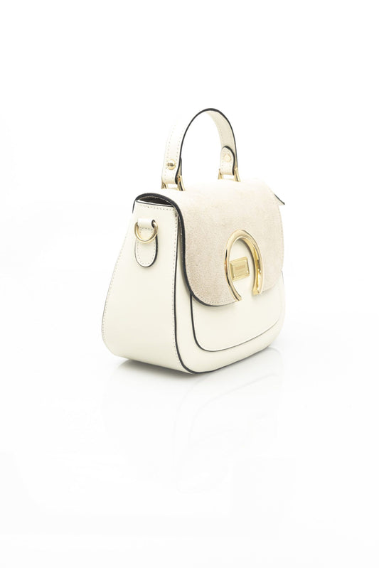 White Leather Women Shoulder Bag
