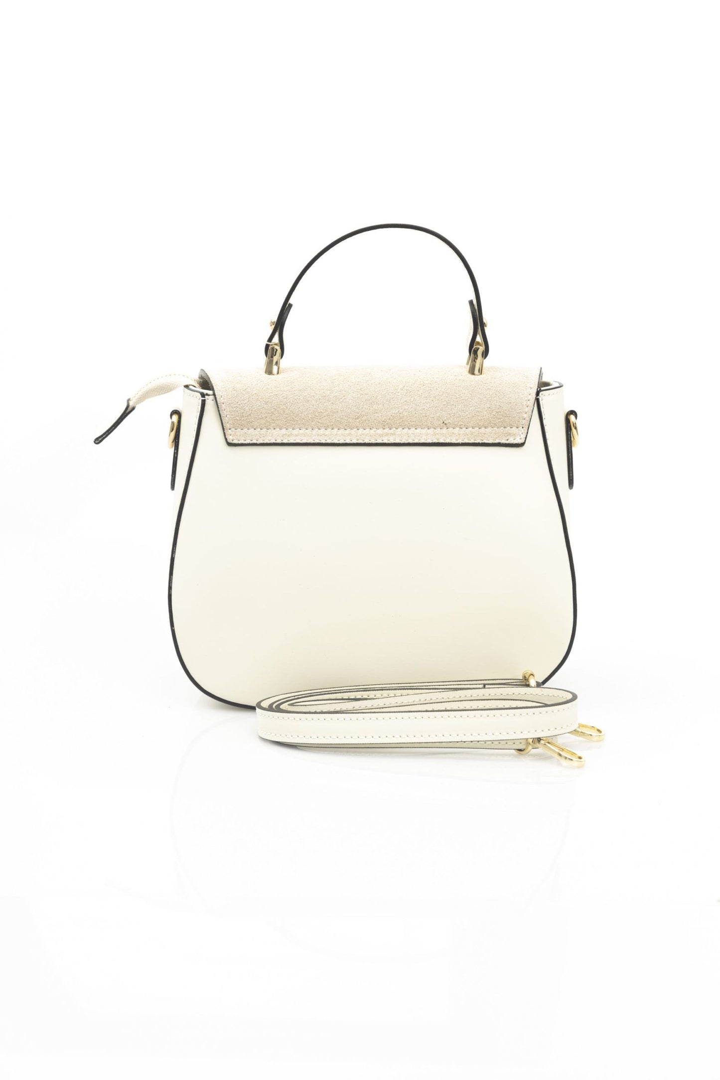 White Leather Women Shoulder Bag