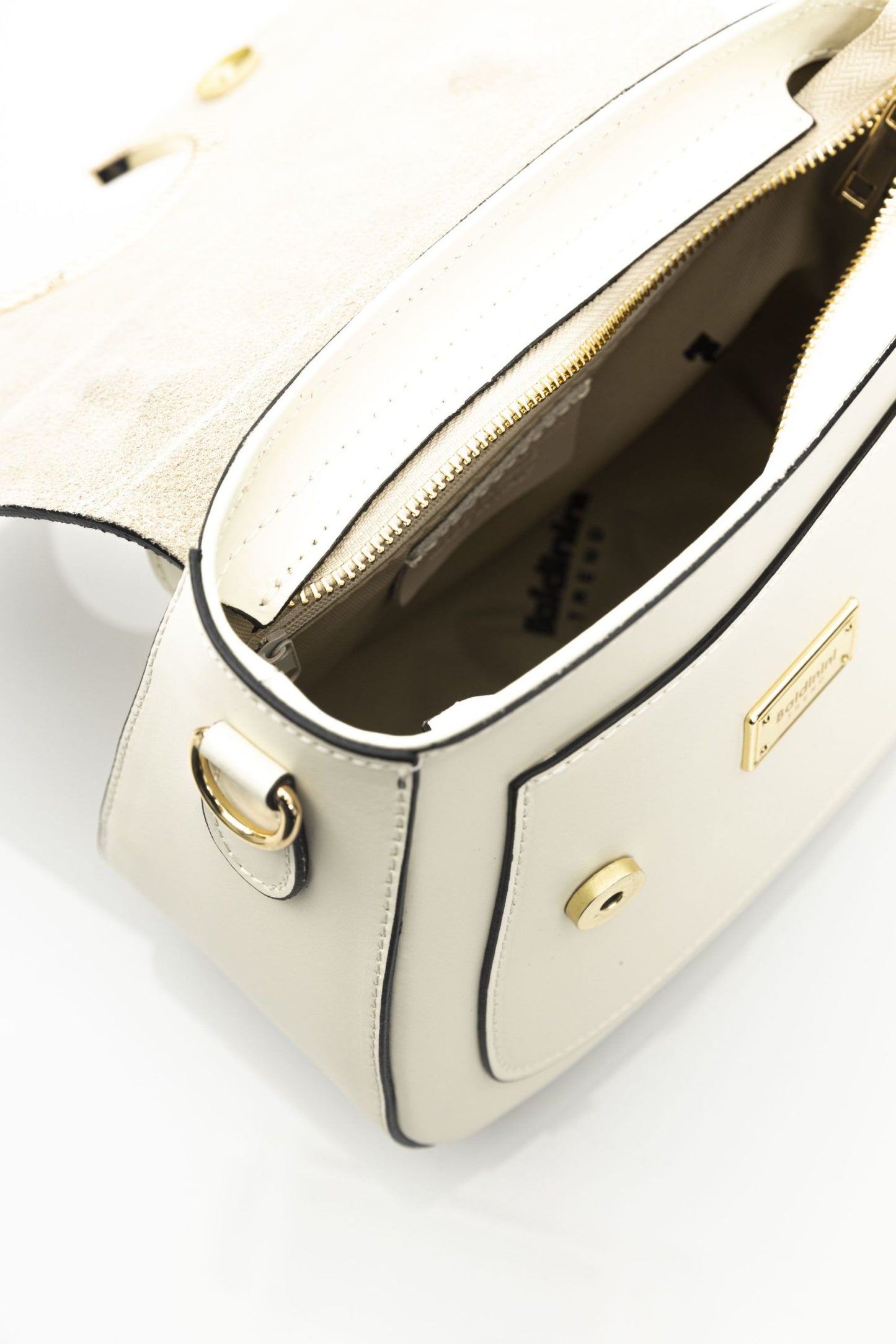 White Leather Women Shoulder Bag